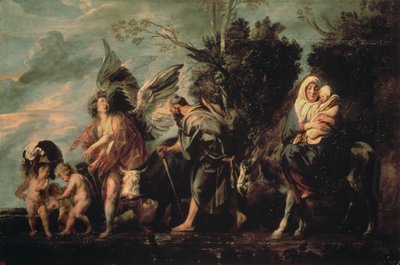 Die Flucht nach Ägypten, 17. Jahrhundert von Jacob Jordaens